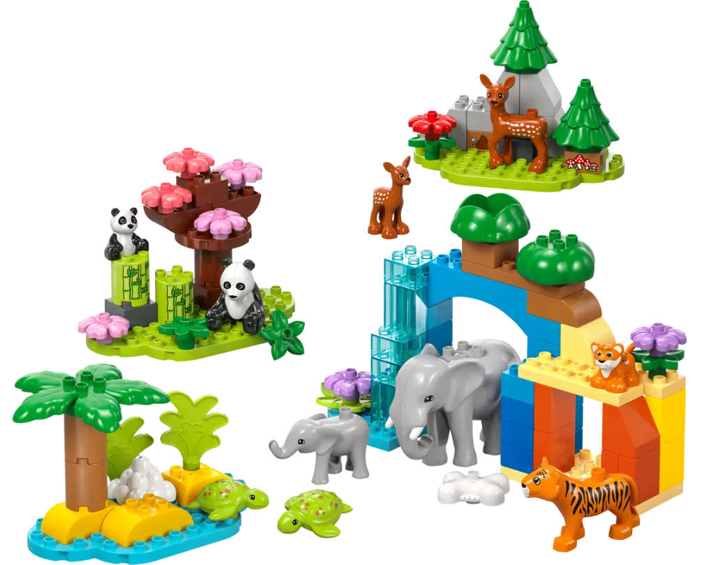 Inhalt: LEGO DUPLO 10446 Wildtier-Familien 3-in-1-Set