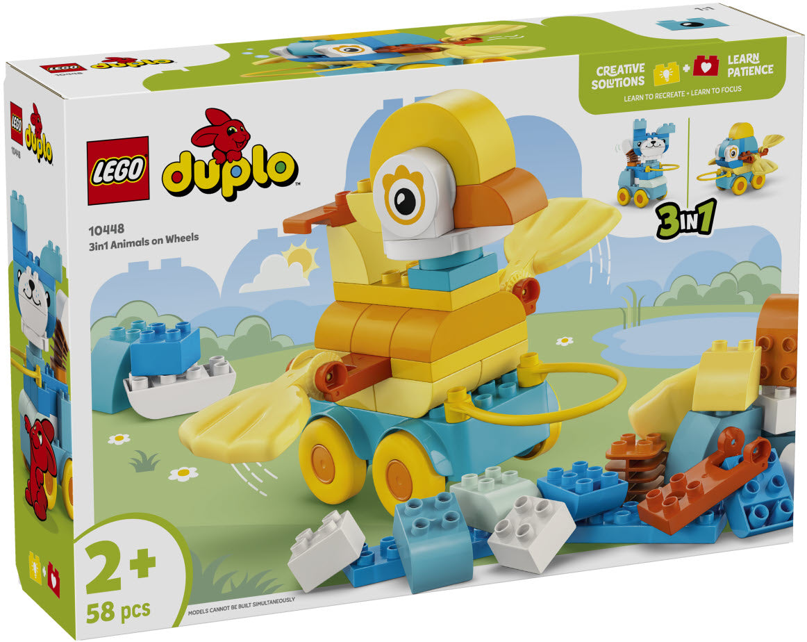 LEGO DUPLO 10448 Tiere auf Rädern 3-in-1-Set