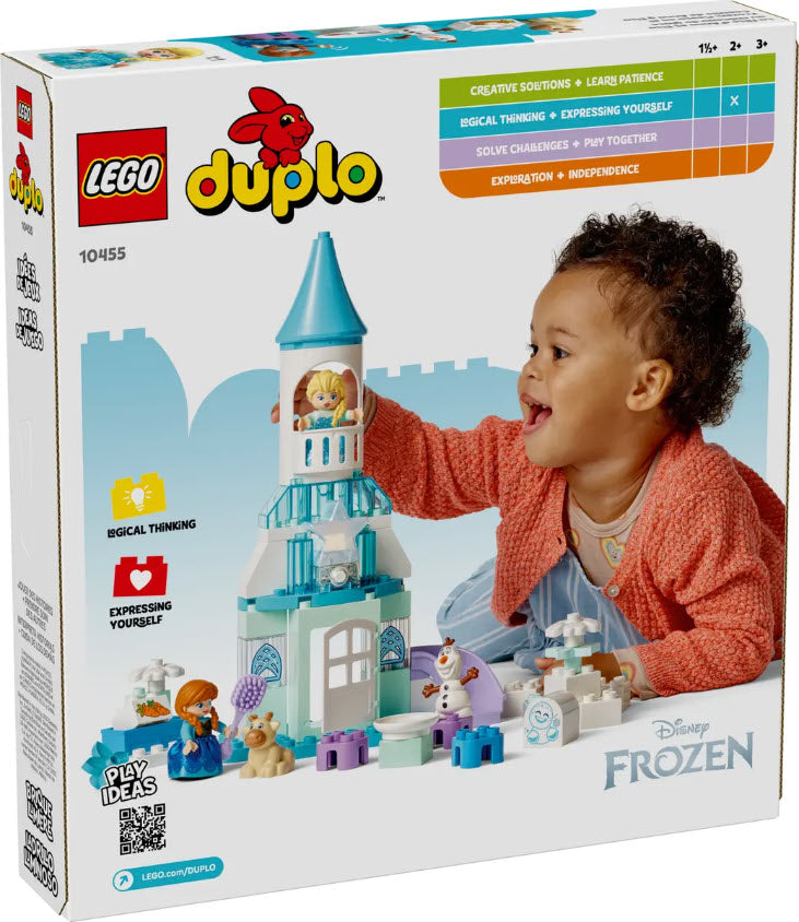 Box Rückseite: LEGO DUPLO 10455 Annas und Elsas Party im Eispalast
