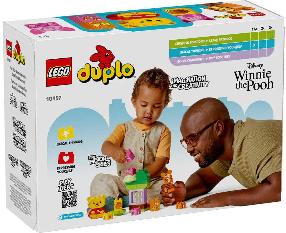 Box Rückseite: LEGO DUPLO 10457 Winnie Puuhs Geburtstagsparty