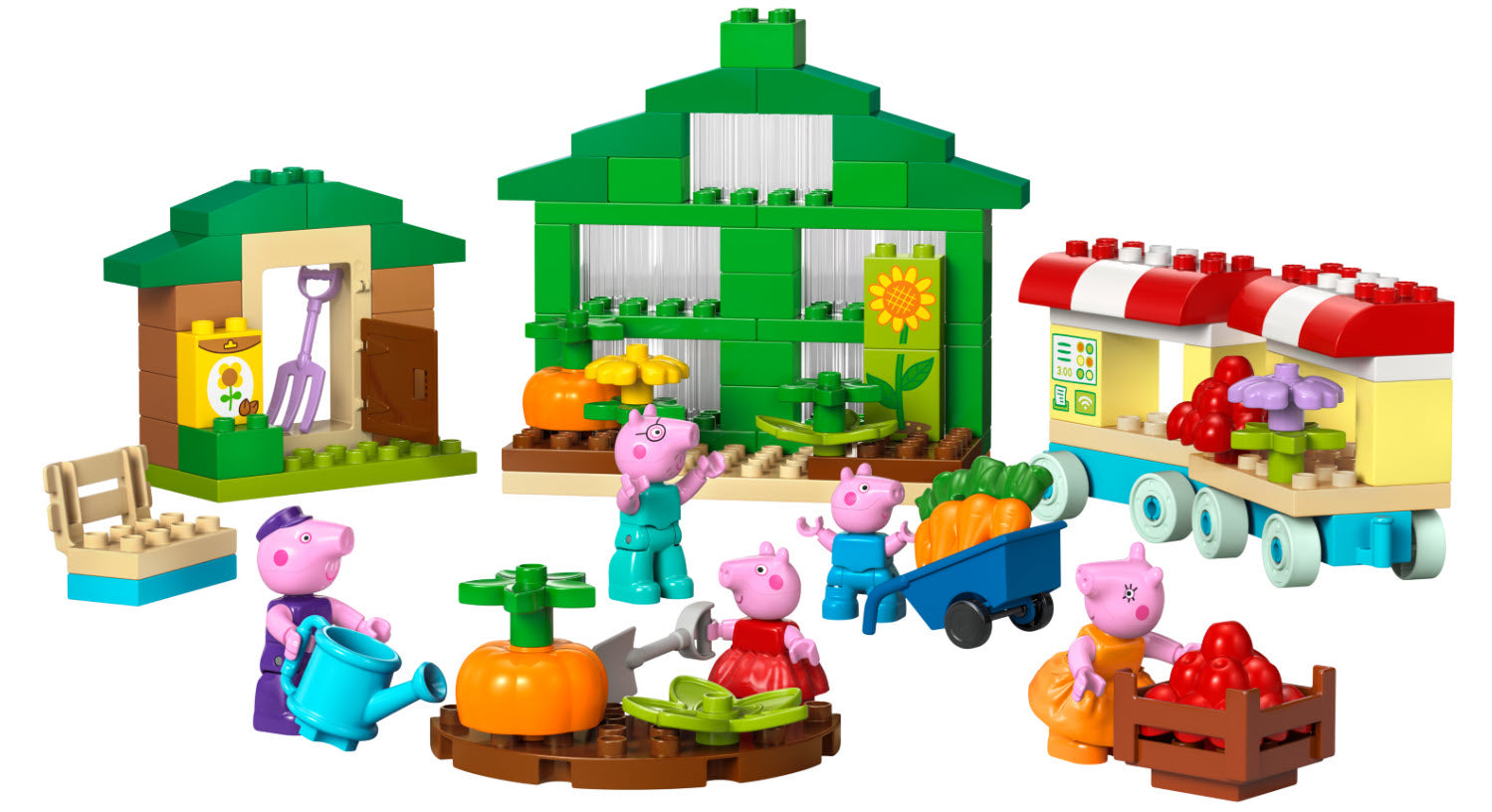 Inhalt: LEGO DUPLO 10461 Opas Garten und Gewächshaus
