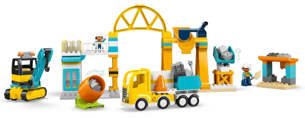 Detail 2: LEGO DUPLO 10476 Baustelle mit Baufahrzeugen – 3-in-1-Set