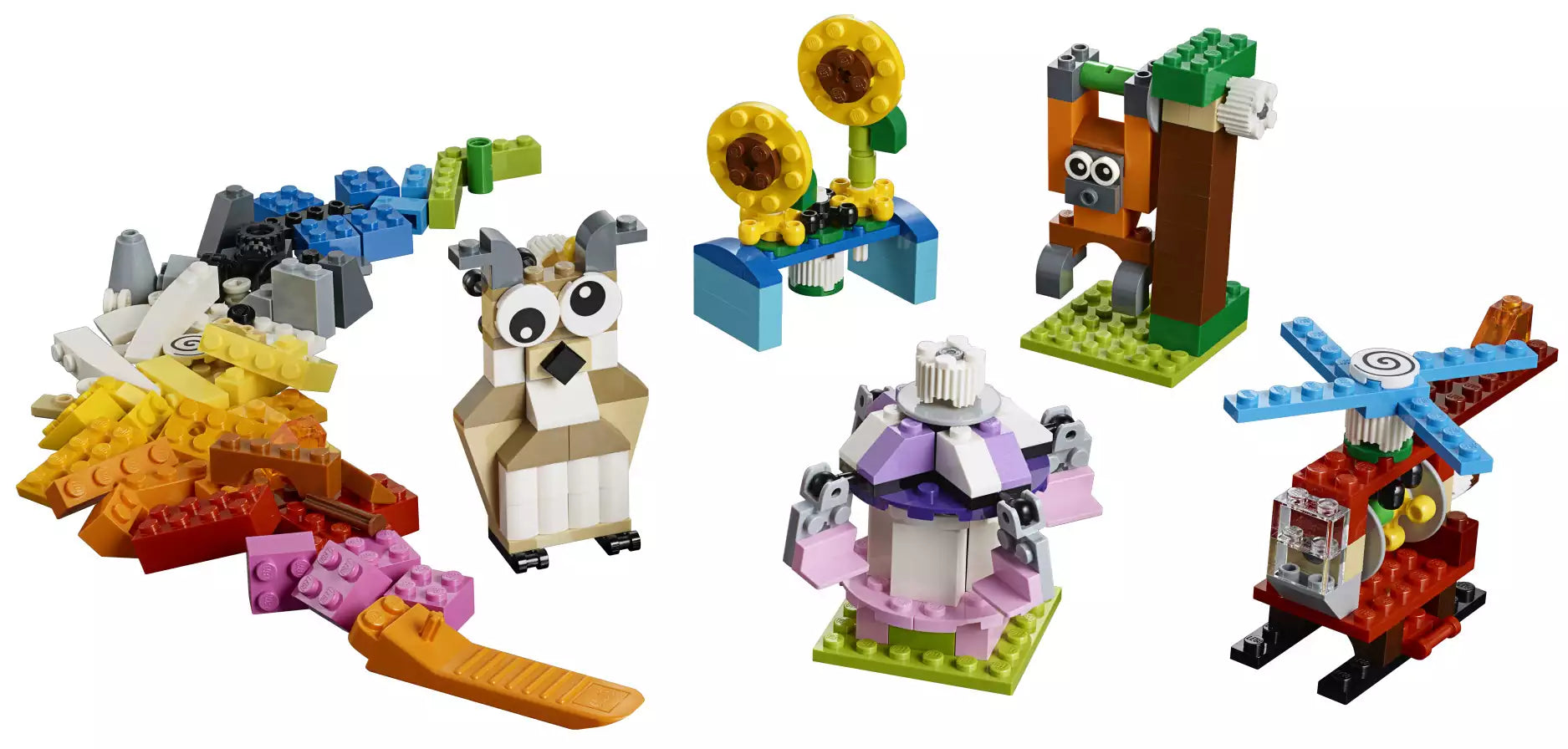 Inhalt: LEGO Classic 10712 Bausteine-Set - Zahnräder