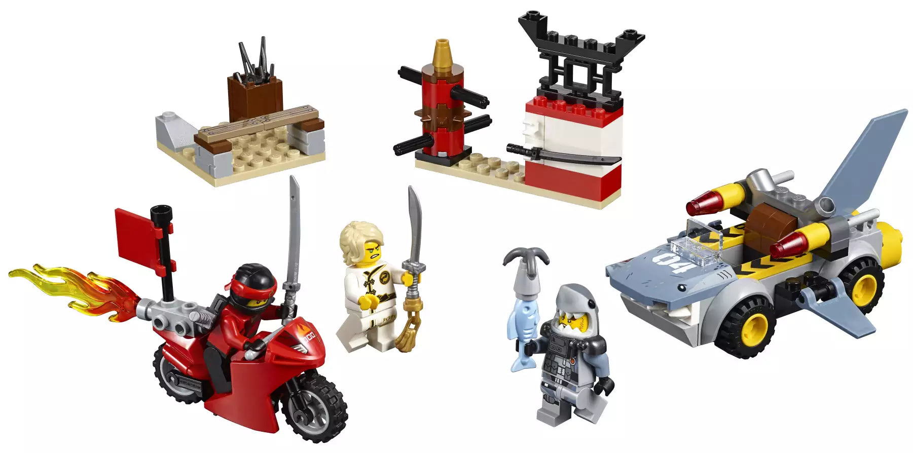 Inhalt: LEGO Juniors 10739 Haiangriff