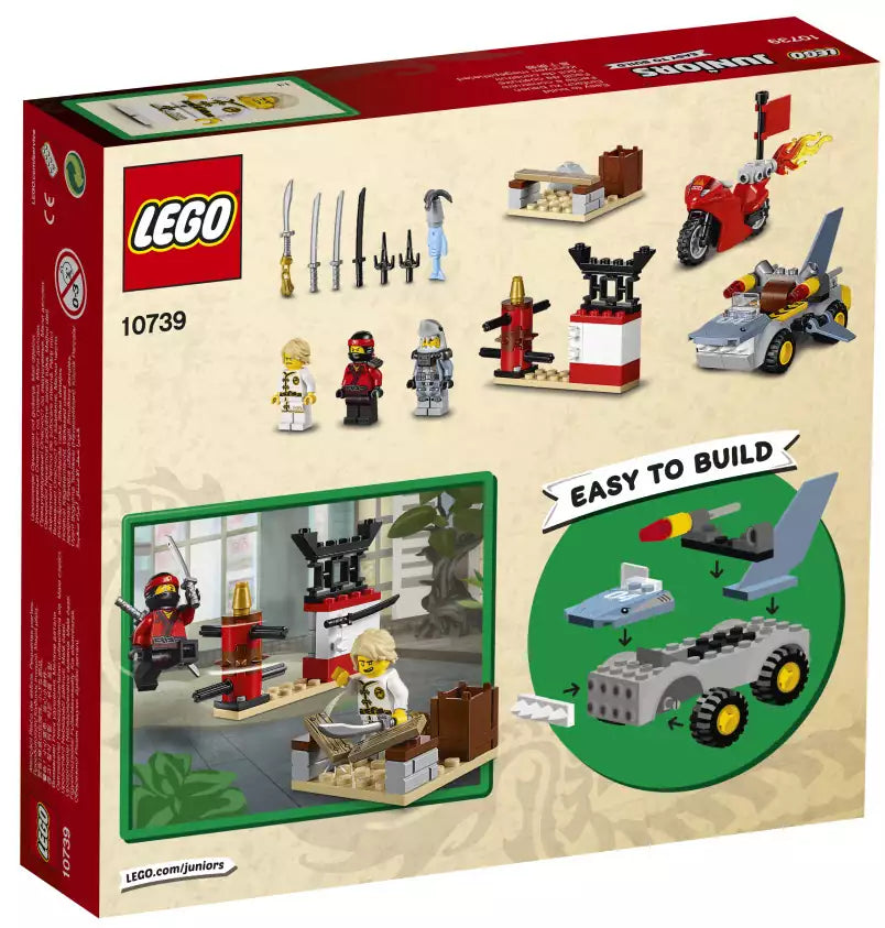 Box Rückansicht: LEGO Juniors 10739 Haiangriff
