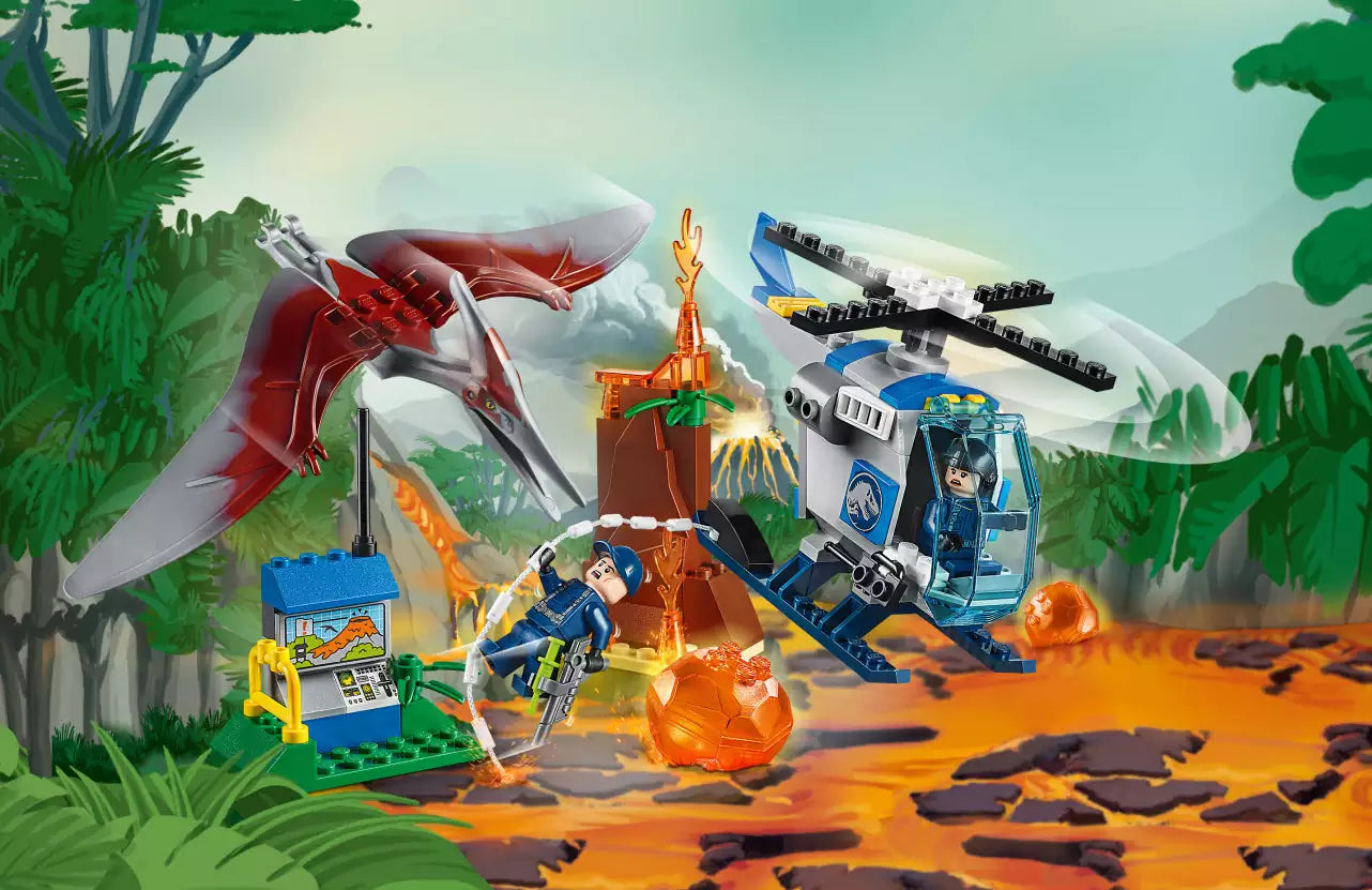 Detail 1: LEGO Juniors 10756 Flucht vor dem Pteranodon