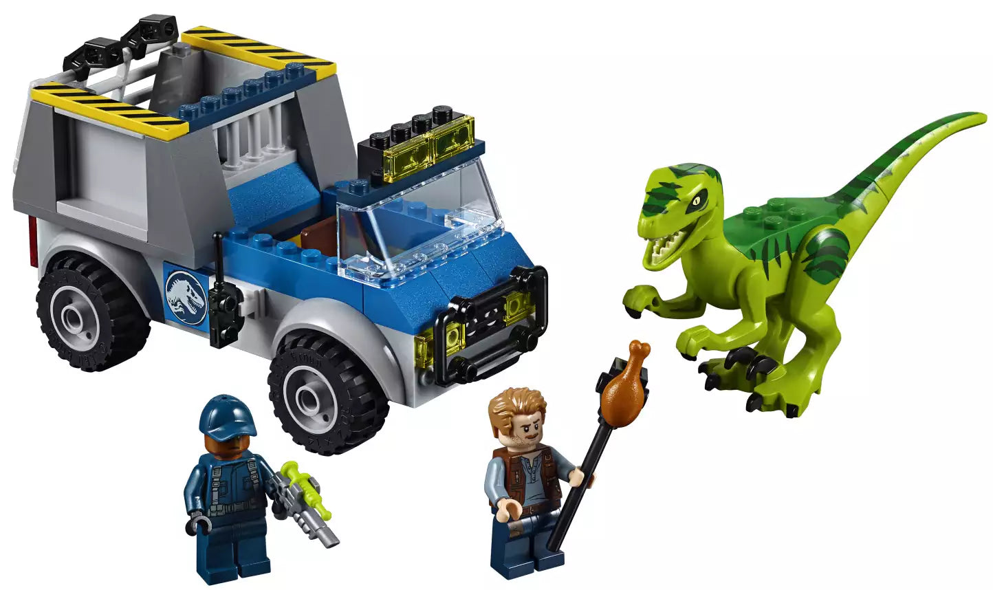 Inhalt: LEGO Juniors 10757 Raptoren Rettungstransporter