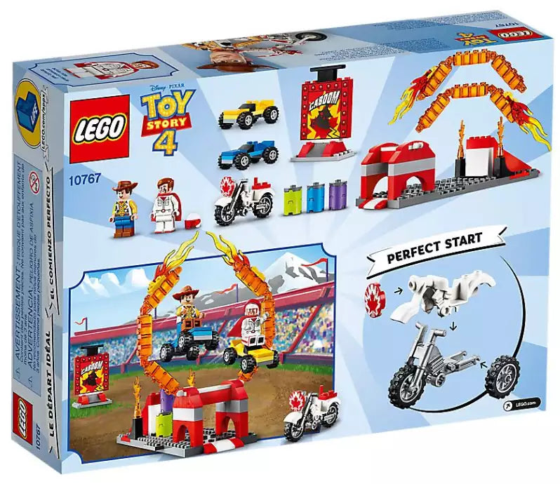 Box Rückansicht: LEGO Toy Story 4 10767 Duke Cabooms Stunt Show