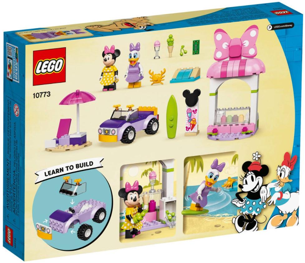 Box Rückansicht: LEGO Disney 10773 Minnies Eisdiele