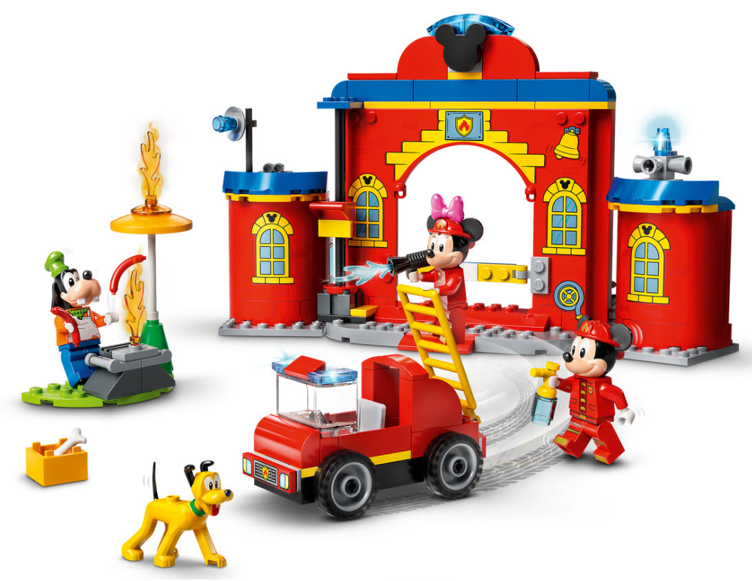 Inhalt: LEGO Disney 10776 Mickys Feuerwehrstation und Feuerwehrauto
