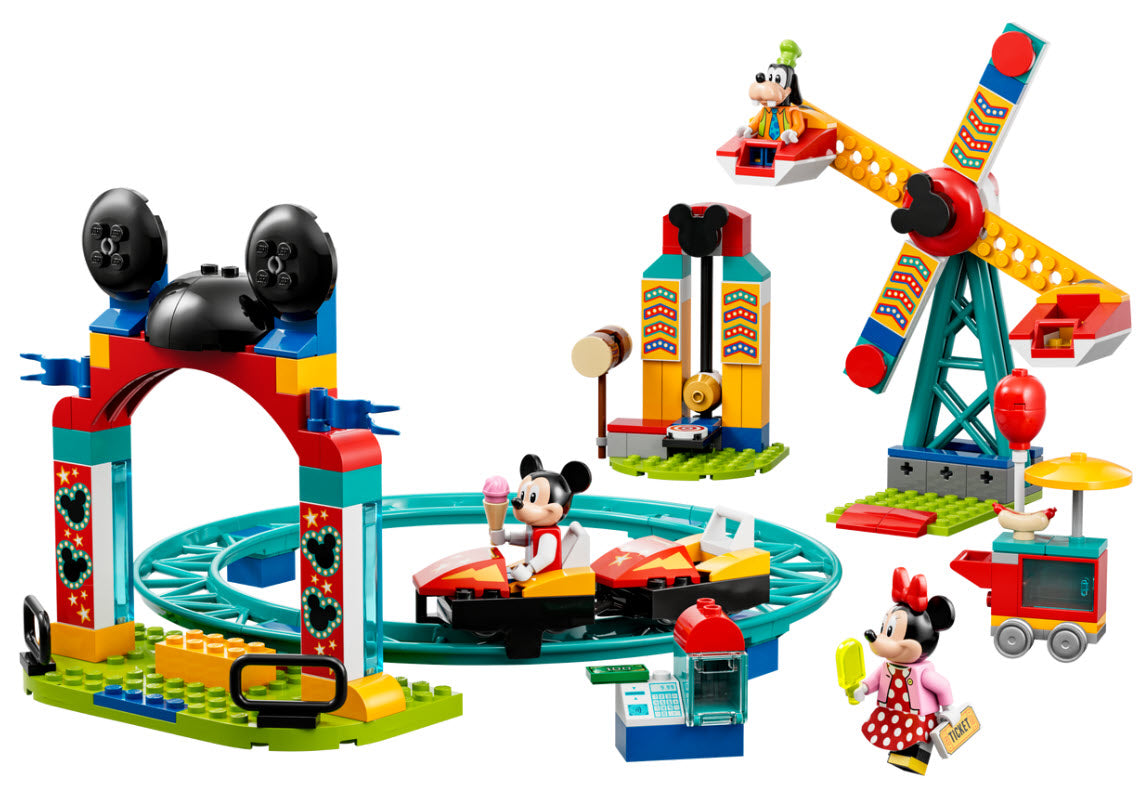 Inhalt: LEGO Disney  10778 Micky, Minnie und Goofy auf dem Jahrmarkt