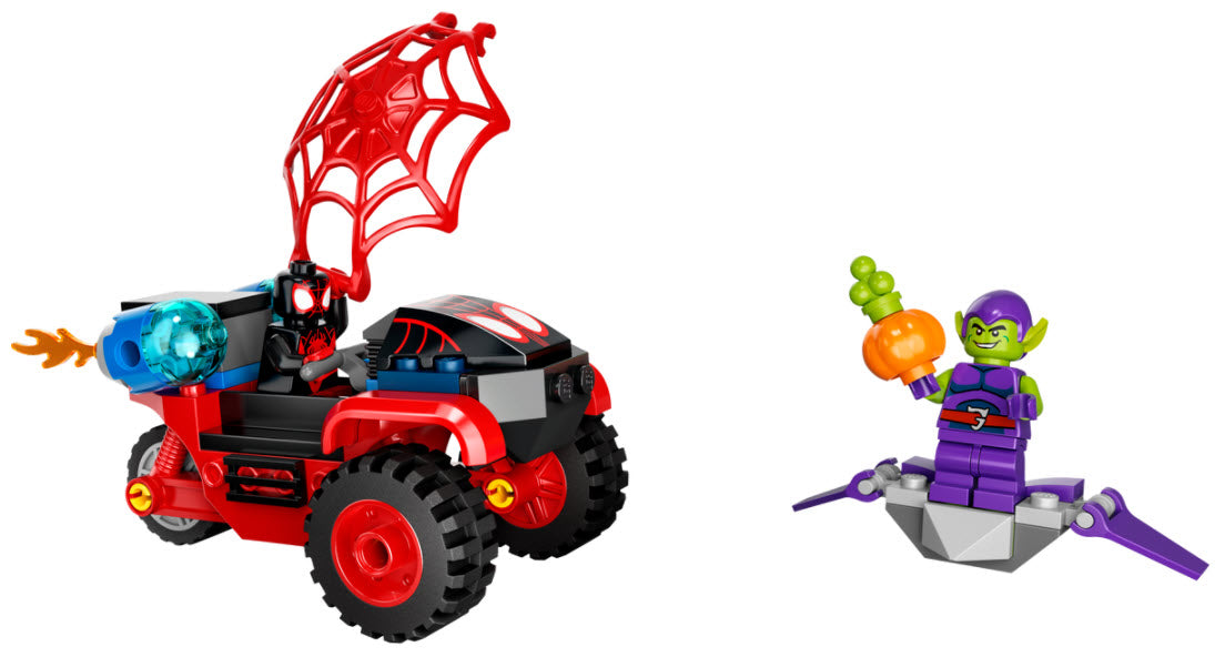 Inhalt: LEGO Super Heroes 10781 Miles Morales: Spider-Mans Techno-Trike