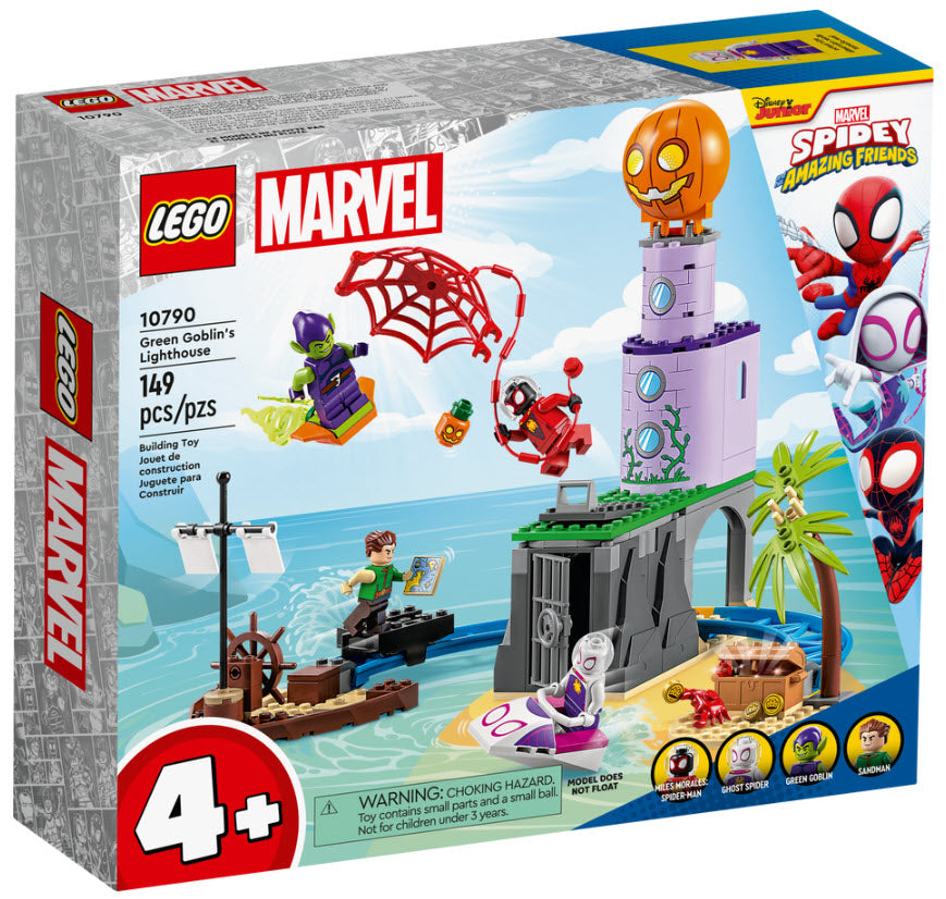 LEGO Super Heroes 10790 Spideys Team an Green Goblins Leuchtturm