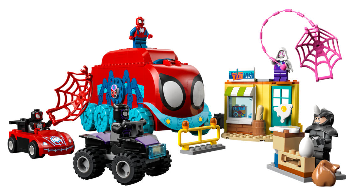 Inhalt: LEGO Super Heroes 10791 Spideys Team-Truck