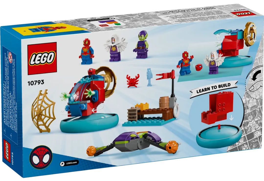 Box Rückansicht: LEGO Super Heroes 10793 Spidey vs. Green Goblin