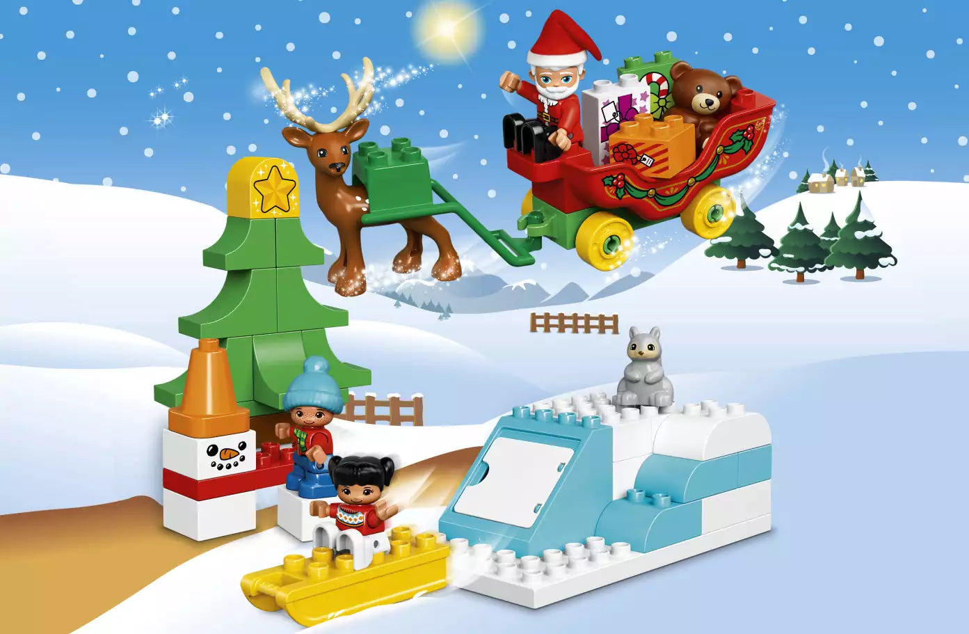 Detail 1: LEGO DUPLO 10837 Winterspaß mit dem Weihnachtsmann
