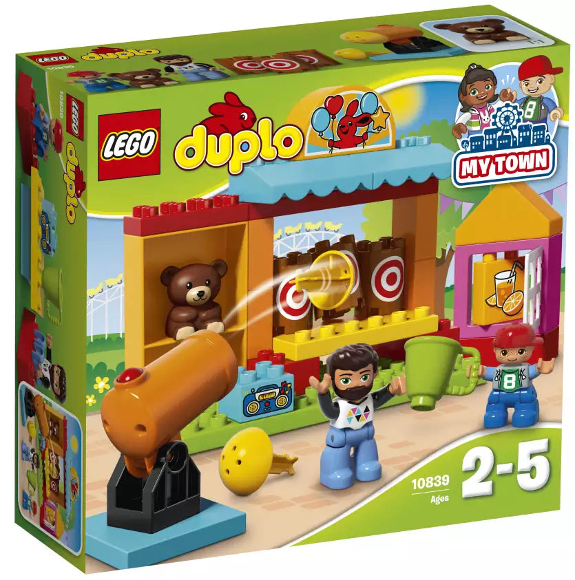 Box Rückansicht: LEGO DUPLO 10839 Wurfbude