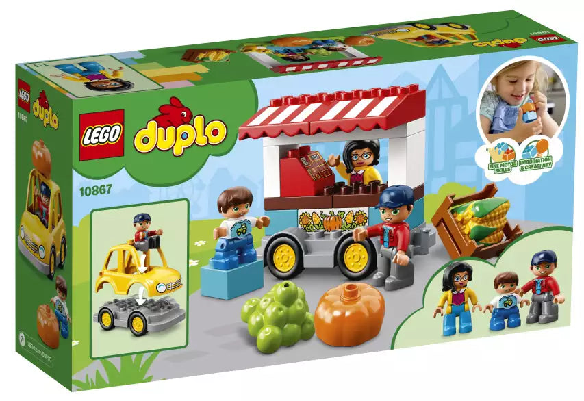 Box Rückansicht: LEGO DUPLO 10867 Bauernmarkt