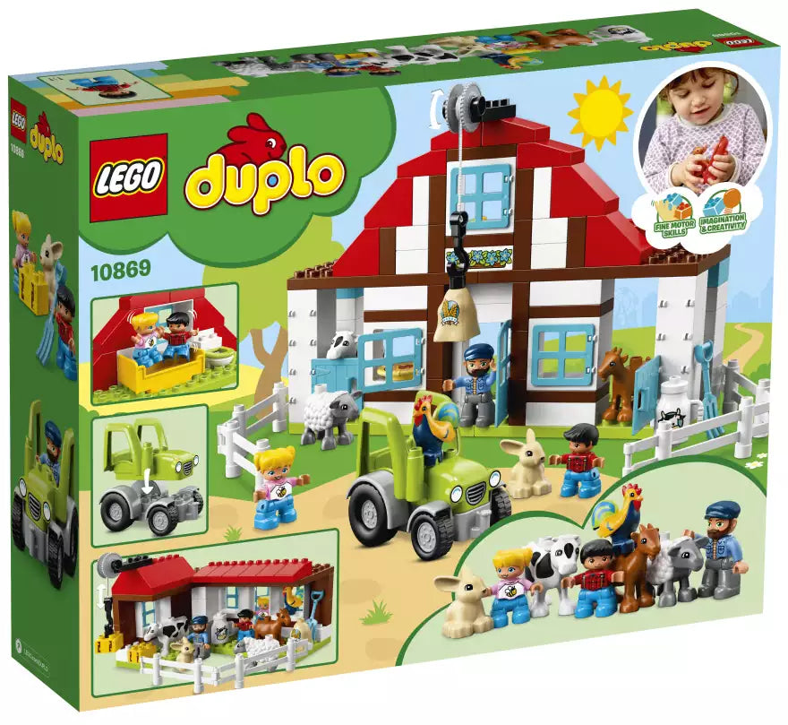 Box Rückansicht: LEGO DUPLO 10869 Ausflug auf den Bauernhof