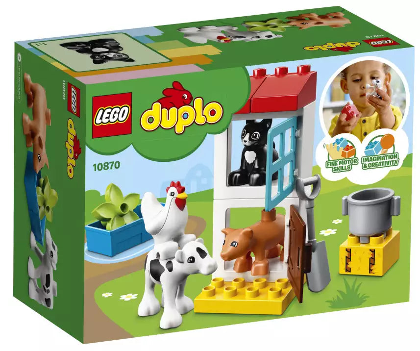 Box Rückansicht: LEGO DUPLO 10870 Tiere auf dem Bauernhof