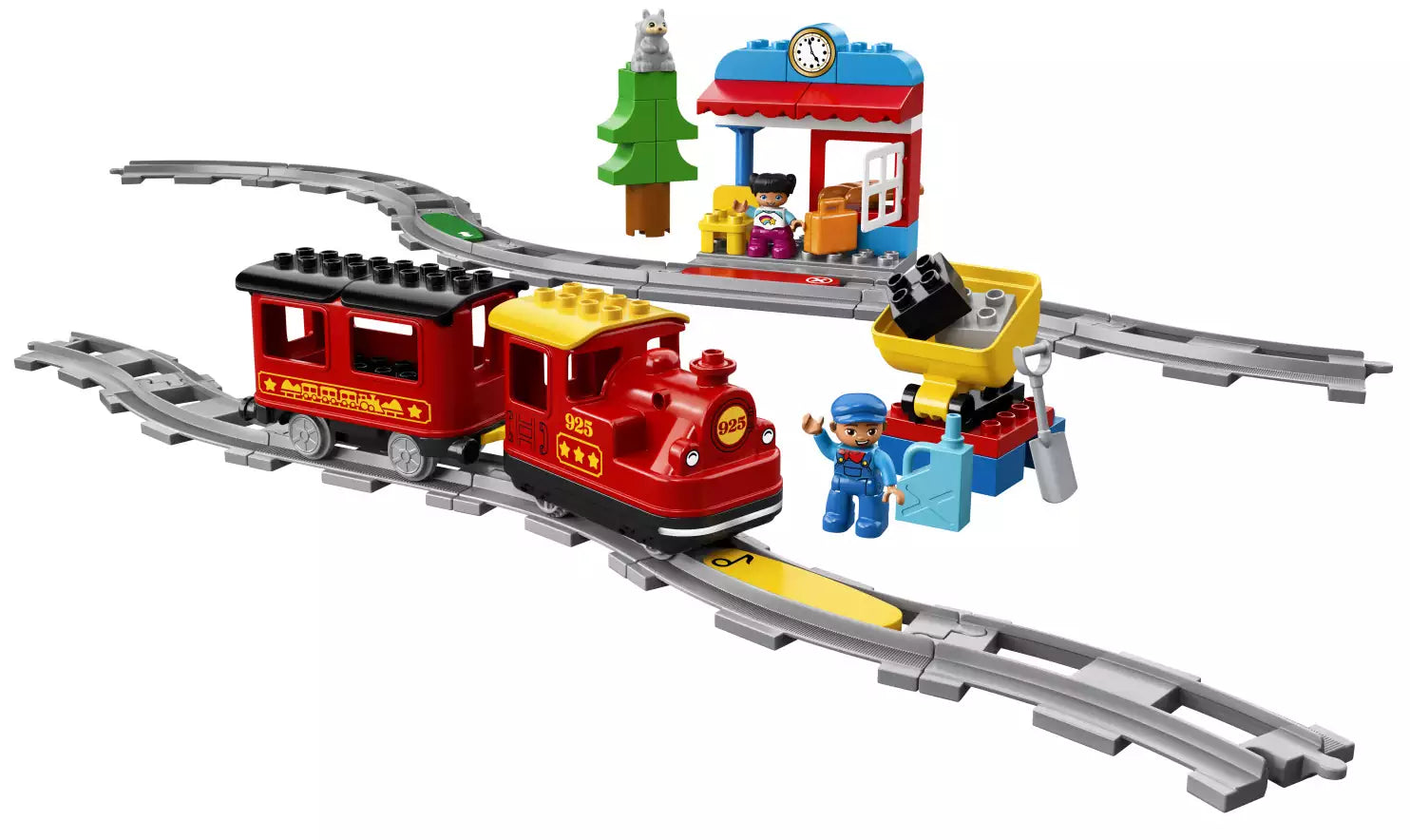 Inhalt:LEGO DUPLO Eisenbahn 10874 Dampfeisenbahn