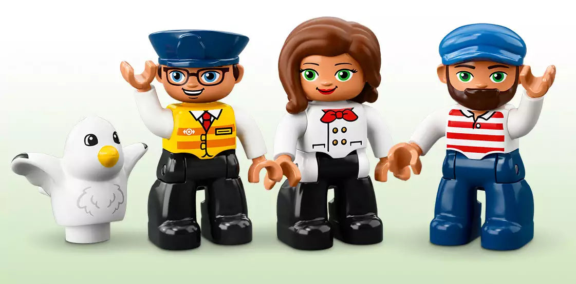 Figuren: LEGO DUPLO Eisenbahn 10875 Güterzug