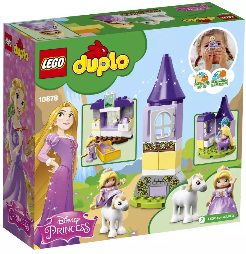Box Rückansicht: LEGO DUPLO 10878 Rapunzels Turm