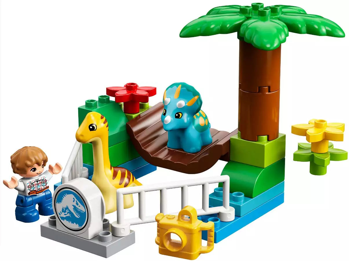 Inhalt: LEGO DUPLO 10879 Dino-Streichelzoo