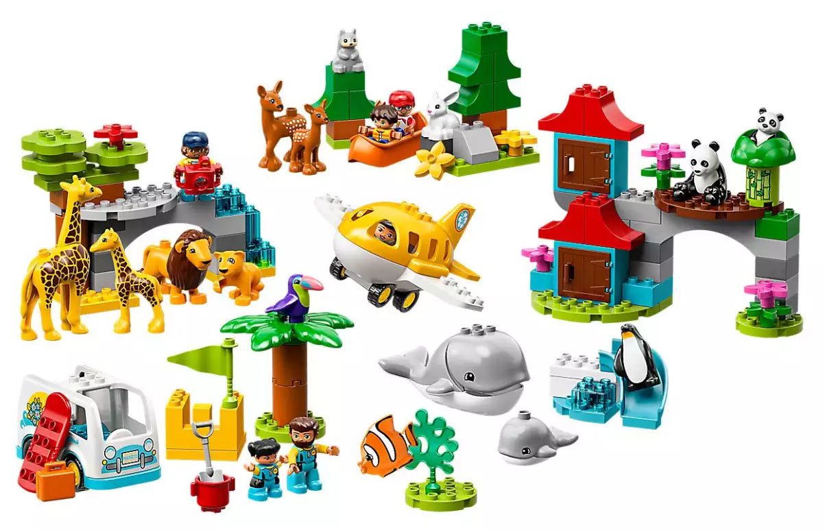 Inhalt: LEGO DUPLO 10907 Tiere der Welt
