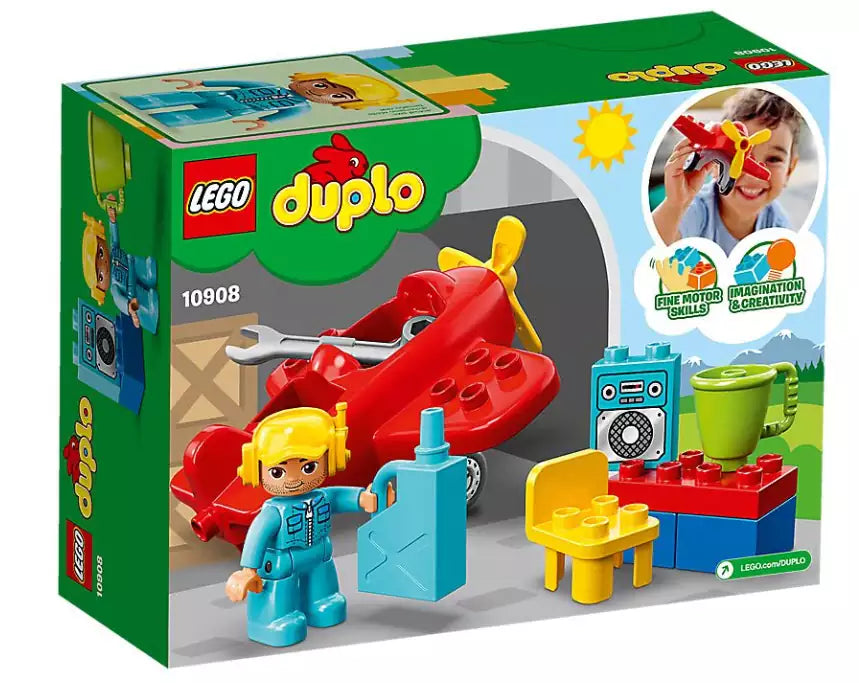 Box Rückseite: LEGO DUPLO 10908 Flugzeug