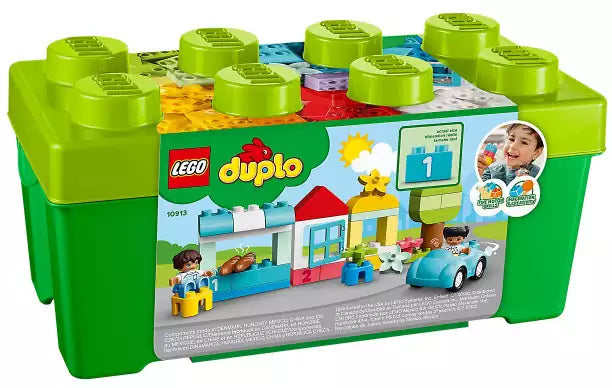 Box Rückansicht: LEGO DUPLO 10913 Steinebox