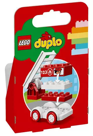 Box Rückansicht: LEGO DUPLO 10917 Mein erstes Feuerwehrauto