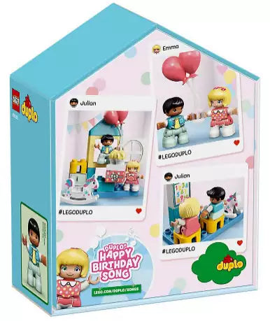 Box Rückansicht: LEGO DUPLO 10925 Spielzimmer-Spielbox