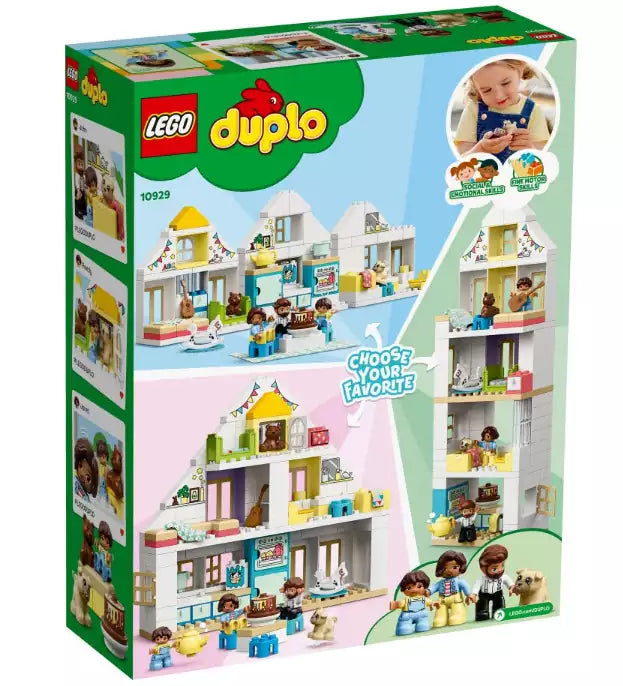 Box Rückansicht: LEGO DUPLO 10929 Unser Wohnhaus