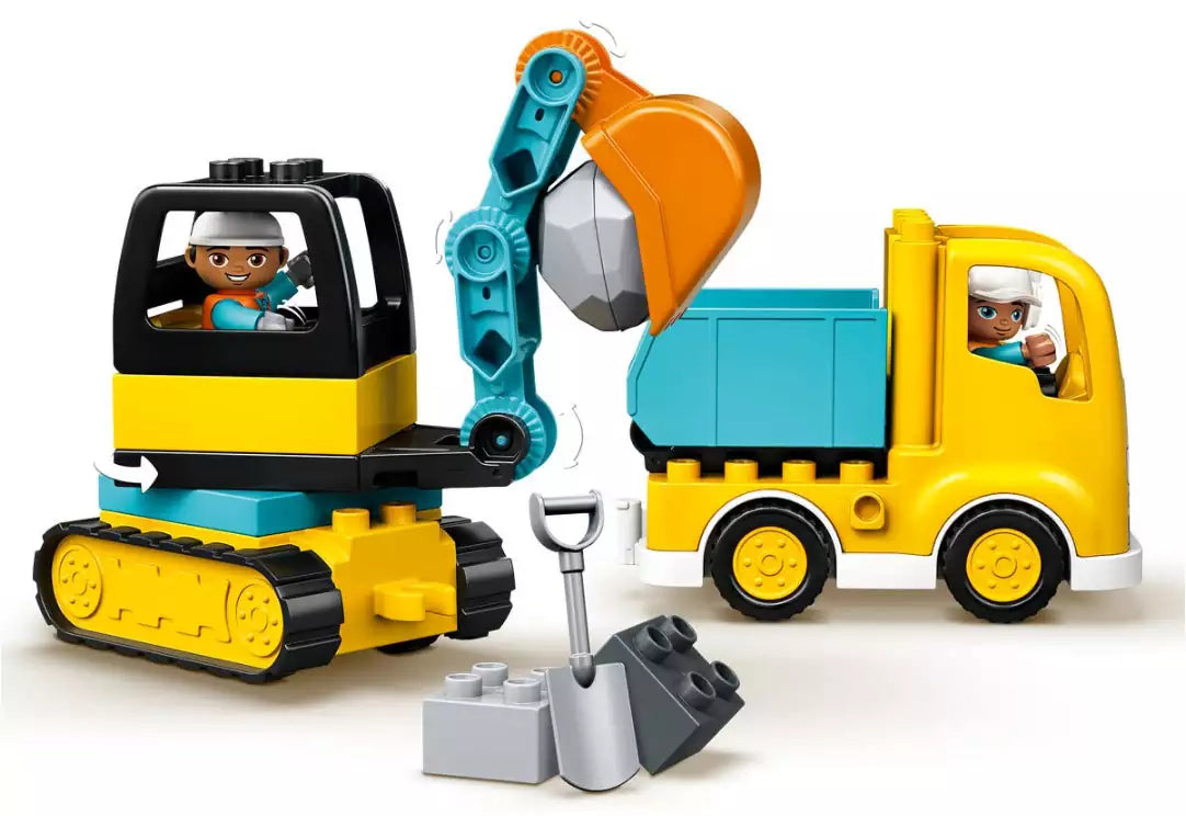 Inhalt: LEGO DUPLO 10931 Bagger und Laster