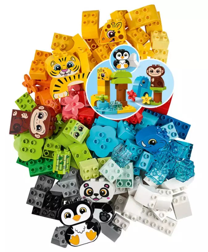 Inhalt: LEGO DUPLO 10934 Bausteine - Großer Tierspaß