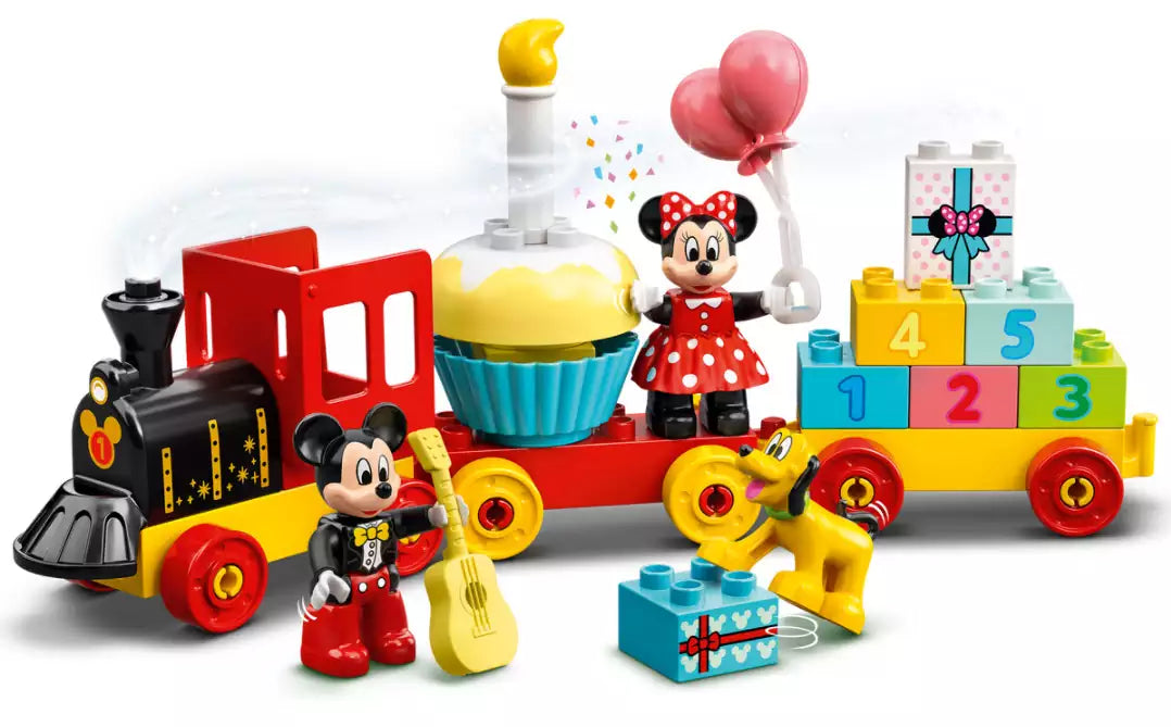Inhalt: LEGO DUPLO 10941 Mickys und Minnies Geburtstagszug