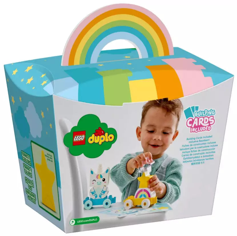Box Rückansicht: LEGO DUPLO 10953 Mein erstes Einhorn