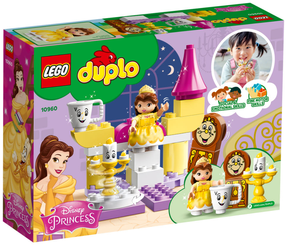 Box Rückseite: LEGO DUPLO 10960 Belles Ballsaal