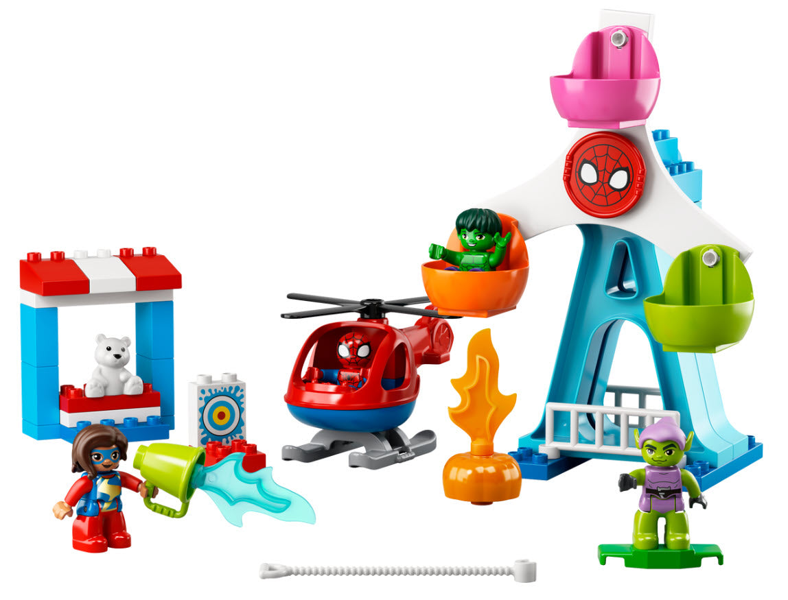 Inhalt: LEGO DUPLO 10963 Spider-Man & Friends: Jahrmarktabenteuer