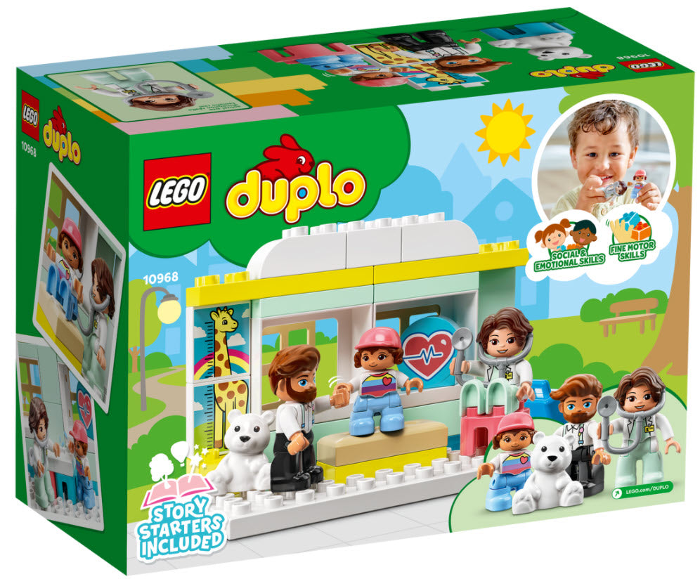 Box Rückseite: LEGO DUPLO 10968 Arztbesuch