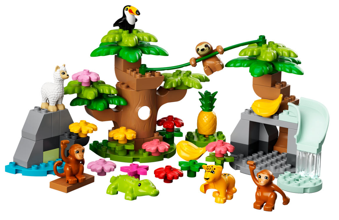 Inhalt: LEGO DUPLO 10973 Wilde Tiere Südamerikas