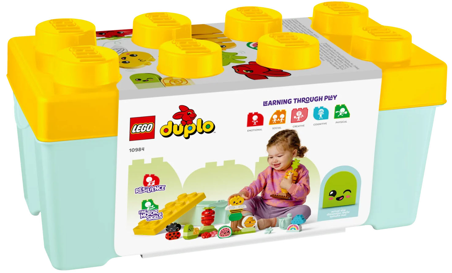 Box Rückseite: LEGO DUPLO 10984 Biogarten