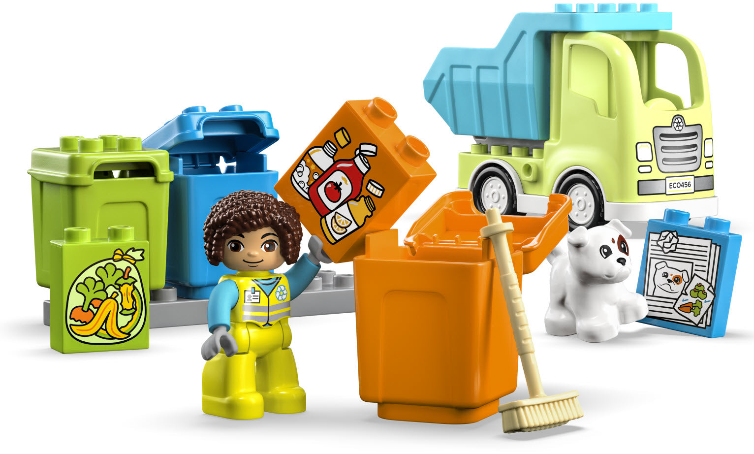Inhalt: LEGO DUPLO 10987 Recycling-LKW