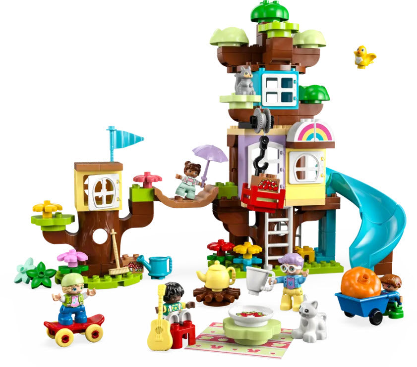 Inhalt: LEGO DUPLO 10993 3-in-1-Baumhaus