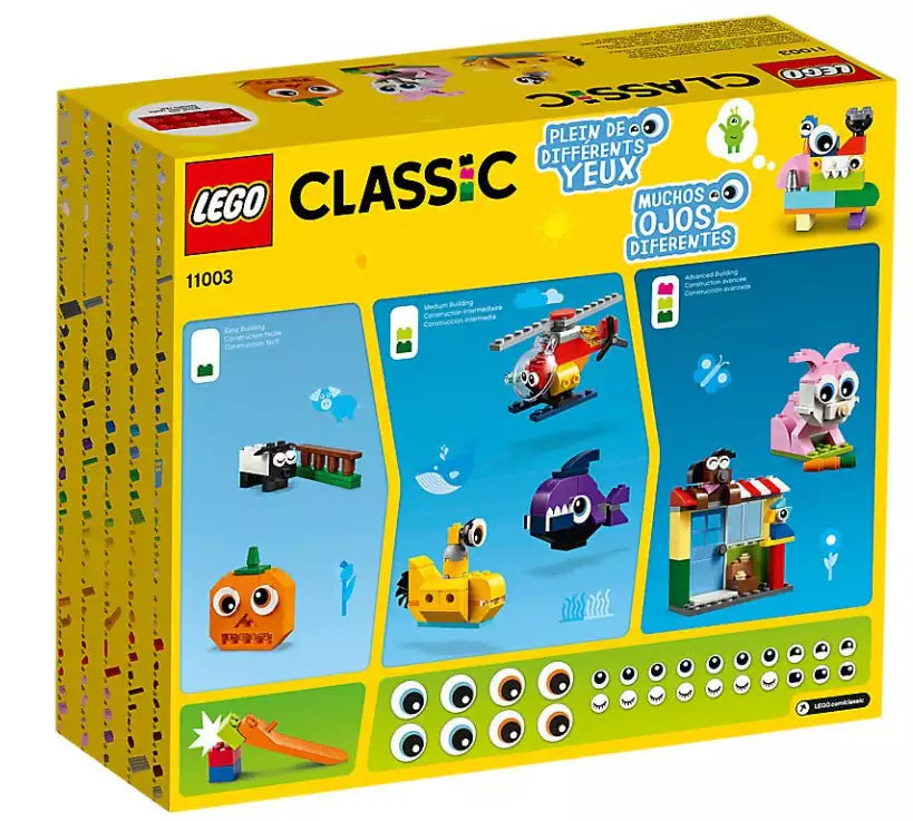 Box Rückseite: LEGO Classic 11003 Witzige Figuren