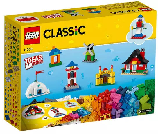 Box Rückseite: LEGO Classic 11008 LEGO Bausteine - bunte Häuser