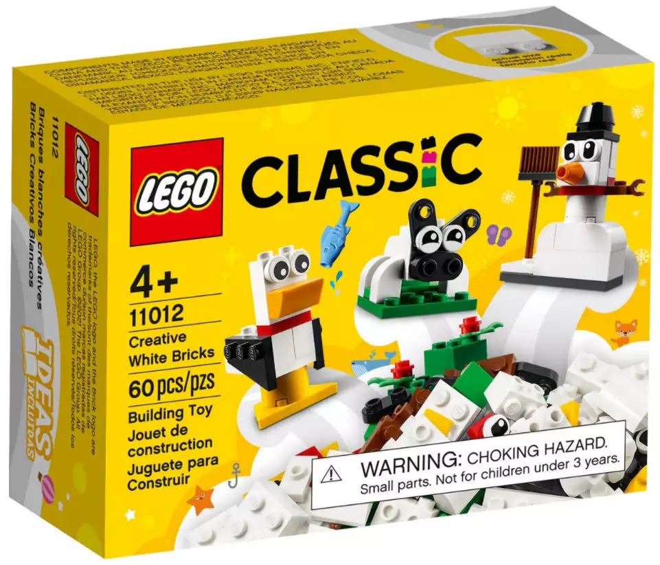 LEGO Classic 11012 Kreativ-Bauset mit weißen Steinen