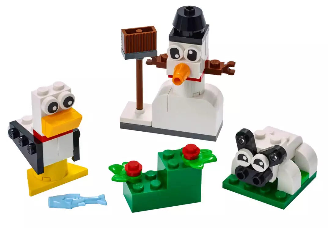 Inhalt: LEGO Classic 11012 Kreativ-Bauset mit weißen Steinen