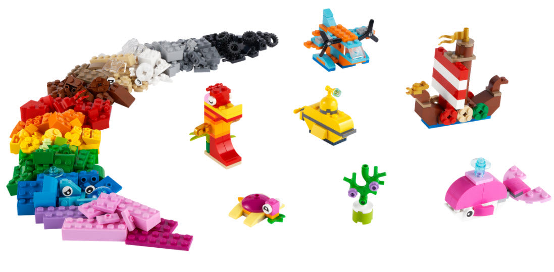 Inhalt: LEGO Classic 11018 Kreativer Meeresspaß